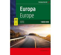 Europe Road Atlas 1:800.000: 1:800,000 scale by Freytag-Berndt Folded Book