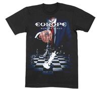 Europe T Shirt Final Countdown Band Logo Official Mens Black M