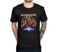 Europe The Final Countdown T-Shirt Wings of Tomorrow Walk The Earth Tee O Neck Tee