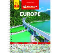 Europe - Tourist and Motoring Atlas (A4-Spiral) by Michelin (Spiral 2023)