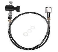 Europe TR21-4 W21.8-14 36" Spring Hose CO2 Adapter Kit Relief Valve with Black ASA for SODASTREAM/Soda Club