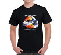 Europe Wings of Tomorrow Metal Men's Black T-Shirt Size S to 2XL