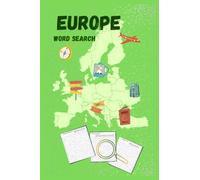 Europe Word Search: Cities and Towns - European Geography Travel Size Activity Book