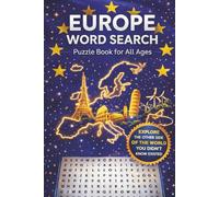 Europe Word Search Puzzle Book for All Ages: Fun & Educational Word Search Puzzles About Countries, Cities, and Landmarks