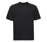 Europe Workwear Short Sleeve Cotton T-Shirt Russell Black 4XL