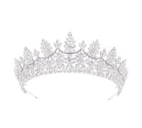 European and American bridal hair accessories princess crown wedding tiara zircon crown