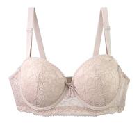 European and American Cross-border Large Bust Underwired Bra with Comfortable Design, Supportive Full Coverage Lingerie for Women and Plus Size, Daily Wear