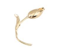 European And American Design Sense Tulip Flower Metal Brooch Light Luxury Temperament Suit(Gold)