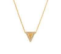 European And American Fashion Triangle Dumb en Ladies Clavicle Chain Necklace