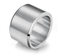 European And American Hip-Hop Stainless Steel Ring, Domineering Matte Men's Titanium Steel Ring