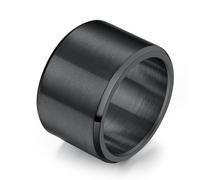 European And American Hip-Hop Stainless Steel Ring, Domineering Matte Men's Titanium Steel Ring