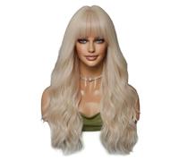 European And American Ladies' Wigs With Long Curly Hair, Big Wavy Hair, Full Headband, Air Bangs Wig