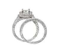 European And American Punk 1 Wedding Ring Light Six Zircon Couple Engagement And Proposal Ring Acrylic Resin Rings (Gold, 5)