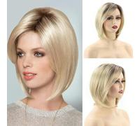 European and American Women's Hair Short Wigs Puffy Chemical Fiber Fashion Head Cover with Bangs-0019-6inches