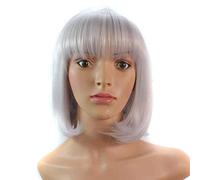 European And Original Wig Headgear Bobo Head Student Head Lady Silver Wig Headgear