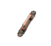 European Antique Style Aluminum Alloy Door Handle for Pushpull Wooden Doors and Sliding Door Accessories (Red bronze 165MM)