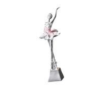 European Ballet Dancer Sculpture Figurine Statue Home Decoration for Entryway Display Ballet Dancer Figurine