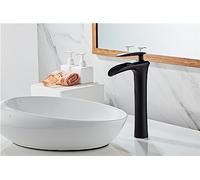European Black Waterfall Faucet hot and Cold washbasin Toilet Basin wash Basin Faucet, Black Bronze high