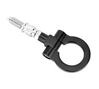 European Car CNC Trailer Tow Hook High Strength Durable for 3 Series E39 E92 E91 E90 E46 E36, Front Rear Ring Tow Hook, Made of Aluminum Iron, Folding Design Applicable Exterior Auto