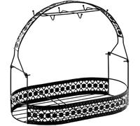 European Ceramic Tea Set Wire Rack Display Stand, Coffee Cup Metal Wire Rack, for Tea Cups Bracket Metal Stand for Coffee Cups and Saucers (Black)