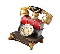 European Classic Rotary Switch Phone Model Collectable Miniature Decors Film Props Vintage Landlines Phone Replicas HARS Old Styles Phone Modem Model
