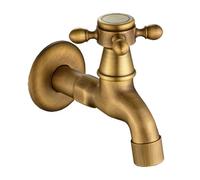 European Classic Seamless Design Wall Mounted Faucet Single Cold Faucet Kitchen Sink Wall Mounted Vintage Faucet