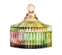 European Colorful Glasses Candy Jar for Multipurpose Storage Including Decors and Organization At Homes Clear Glasses Jar