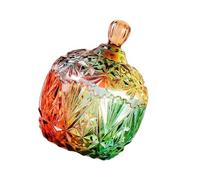 European Colorful Glasses Candy Jar for Multipurpose Storage Including Decors and Organization At Homes Clear Glasses Jar