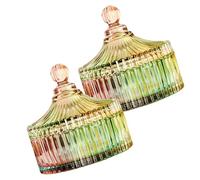 European Colorful Glasses Candy Jar for Multipurpose Storage Including Decors and Organization At Homes Clear Glasses Jar