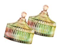 European Colorful Glasses Candy Jar for Multipurpose Storage Including Decors and Organization At Homes Clear Glasses Jar