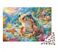 European Common Frog Puzzles 1000 Piece. Puzzle Impossible, Puzzle Family Activity Puzzles Game 70x50cm/1000pcs