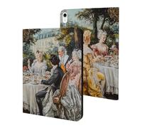 European Court Meeting Party Painting Funny Tablet Case Compatible with iPad 10代 (10.9in) Personality Protective Cover