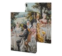 European Court Meeting Party Painting Funny Tablet Case Compatible with ipad Pro/ipad Air3(10.5in) Personality Protective Cover