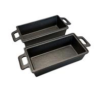 European Design Cast Iron Pan Molded Covered Loaf Pan Homemade Pan with Lid