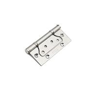 European Door Hinge， 10 Pcs Stainless Steel Folding Butt Hinges Silver Tone Home Furniture Hardware Door Hinge