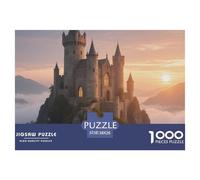 European Fairytale Castles, 1000-piece Puzzle, Creative And Relaxing Indoor Activity, Perfect for Wall Art Or Keepsakes, Suitable for Ages 10+, 38x26cm/1000pcs