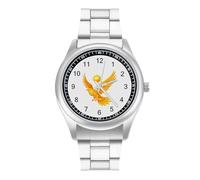 European Flags National Proud Unisex Watch Simple Wrist Watch Analog Quartz Watch Digital Wrist