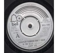EUROPEAN FLOWERS DON'T GROW IN THE U.S.A. 7 INCH (7" VINYL 45) UK BELL 1976