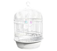 European for Parrots Hanging Design Durable TPR Chew Toy with Light Up Indoor Pet Supplies for Birds (White, 37x23.5cm)