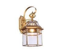 European Full Copper Wall Lamp Waterproof Outdoor Wall Lantern, Wall Mounted Lighting Fixtures Decoration, Aisle Door Street Garden Decorative Wall Lamp The New