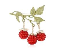 European Inspired Enameled Blackberries Jewelry Pin For Shirts Jackets Coats And Everyday Outfits Sophisticated Accessory Blackberries Alloy Accessory