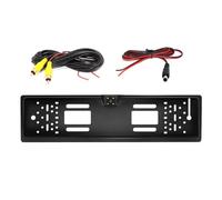 European License Plate Frame Reversing Camera High-definition Four Light LED Night Vision Image Holder CCD Fisheye 1Pcs(4LED)