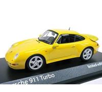 European Limited 1/43 Porsche 911 Turbo (Yellow) 1995 993 Model
