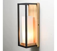 European Outdoor Wall Light - Stylish Mix and Match Lamp for Decor, Adjustable Clamps, Versatile Industrial Lighting, Elegant Chaner Design for Home & Garden (Black)