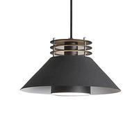 European Pendant Lamp, Personality Creative Hanging, Modern and Simple Metal Lampshade, E27 Hanging Wire Adjustable Ceiling Lighting Fixture, for Kitchen Island, D