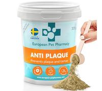 European Pet Pharmacy ANTI PLAQUE 335g - Dog Tartar Plaque Remover for Dogs Teeth Cleaning, Pet Plaque Off Dogs Cats, Cat Dog Bad Breath Freshener Pure Natural