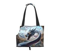 European quadrupedal Dinosaur Pet Tote Bag Foldable Handbag Carrier for Small Dogs Cats Puppy Portable Travel Shoulder