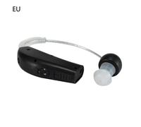 (European regulations, One size) Sound Audio Amplifier for Smart Noise Reduction Invisible Wireless Suitable for Elders Adults Deaf Hearing Aid Lightweig