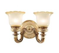 European Retro Luxury Wall Sconce - Nordic Bedside Lamp for Rural Bedroom, Villa Hallway, Living Room & Hotel Foyer Lighting, Decorative Illumination Fixture