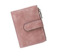 European Retro Short Wallet PU Construction Spacious Interior Blocking Coin Purse Compact Size for Women Retro Cardholder with Pocket Stylish Purse
